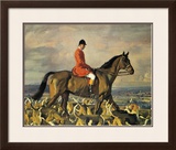 Portrait Of Major T. Bouch With The Belvoir Hounds Limited Edition Framed Print by Sir Alfred Munnings