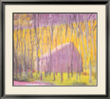Saltbox Barn, 2002 Prints by Wolf Kahn