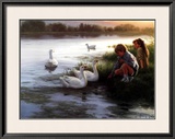 At the Mill Pond Print by Robert Duncan