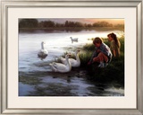 At the Mill Pond Prints by Robert Duncan