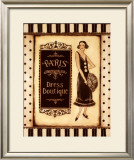 Paris Dress Boutique Posters by Kimberly Poloson