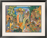 Island Feast Framed Giclee Print by Eugene Savage
