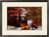 Still Life with Azaleas Art by F. Janca