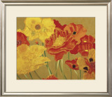 Poppy Garden I Posters by Beverly Jean
