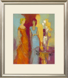 Femmes au Bouquet Prints by Regine Pivier-Attolini