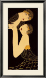 Sisters in Black and Gold Prints by Markert 