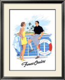Furness Cruises Framed Giclee Print by Adolph Treidler