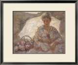 Sentada con la Sombrilla Posters by Jose Royo