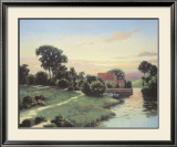 Old Mill Bluestone Art by Max Hayslette