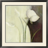 Two Leaves and One Flower Art by Juliane Sommer