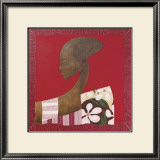 African Pattern Portrait I Prints by Mireille Turcot
