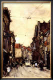 Busy Street at the Hague Netherlands Prints by Floris Arntzenius
