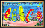 Waiting Surf Boards on Shifting Beach Tide Prints by Deborah Cavenaugh