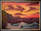 Land's End Sunset Posters by Chris Godfrey