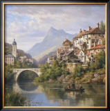 Riverside Village II Posters by Charles Kuwasseg