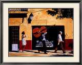 Contrebasse En Balade Art by Alain Bertrand