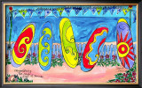 Waiting Surf Boards on Shifting Beach Tide Posters by Deborah Cavenaugh