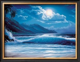 Moonlight Tide Framed Giclee Print by Steve Sundram