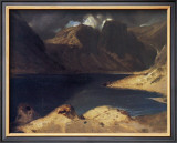 A Lake Scene: Effect of a Storm Framed Giclee Print by Edwin Landseer