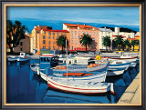 Barques de Pecheurs dans le Port d'Ajaccio Prints by Jean-Claude Quilici