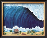 Shorebreak Print by Rick Romano