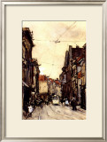 Busy Street at the Hague Netherlands Prints by Floris Arntzenius