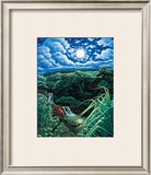 Full Moon over Seven Sacred Pools Framed Giclee Print by Hans Olson