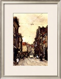 Busy Street at the Hague Netherlands Prints by Floris Arntzenius
