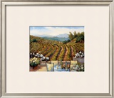Vineyards to Mount St. Helena Poster by Ellie Freudenstein
