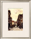 Busy Street at the Hague Netherlands Prints by Floris Arntzenius