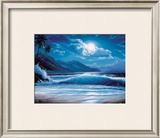 Moonlight Tide Framed Giclee Print by Steve Sundram