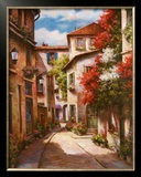 Mediterranean Villa II Art by T. C. Chiu