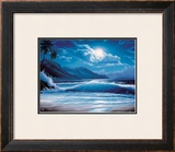 Moonlight Tide Framed Giclee Print by Steve Sundram