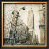 Empire State Building from Madison Avenue Posters by Matthew Daniels