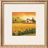 Valley of Sunflowers (detail) Prints by Richard Leblanc