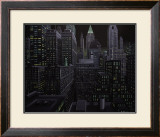 South Manhattan Night Posters by Eric Peyet