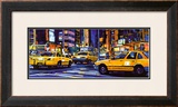 Yellow Cabs, New York City Prints by Roy Avis