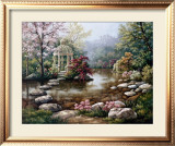 Gazebo Print by Sung Kim