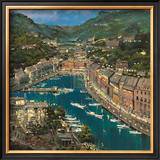 Portofino Twilight Posters by Mario Sanzone