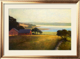 Salt Water Farm Print by Sandy Wadlington