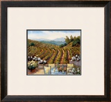 Vineyards to Mount St. Helena Art by Ellie Freudenstein