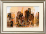 New Yorker and Cabs Poster by Colin Ruffell