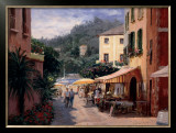 Al Fresco in Portofino Prints by George W. Bates