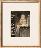 Manhattan Illuminated Poster by Paulo Romero