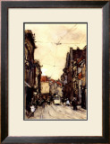 Busy Street at the Hague Netherlands Print by Floris Arntzenius