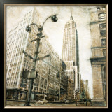 Empire State Building from Madison Avenue Posters by Matthew Daniels