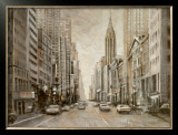 To the Chrysler Building Posters by Matthew Daniels