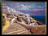Santorini - Aegean Prints by Kerry Hallam