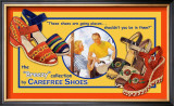 Carefree Shoes Framed Giclee Print by Kate Ward Thacker