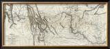 Map of Lewis and Clark's Track, Across the Western Portion of North America, c.1814 Framed Giclee Print by Lewis & Clark 